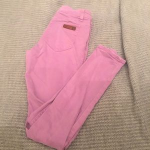 Joes Jeans ultra slim fit purple skinny jeans